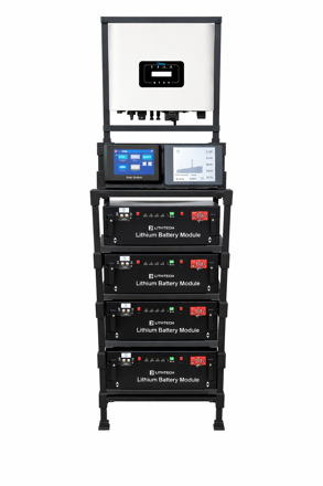 EAS-ECO 20 – Hybridní bateriový systém (DEYE + Lithtech + Spot Station)